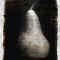 Single Pear by Alan Davis - Liquid Light on canvas