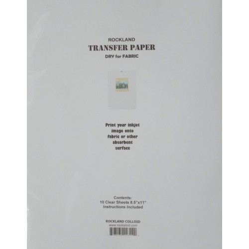 Inkjet Transfer Paper, dry iron-on